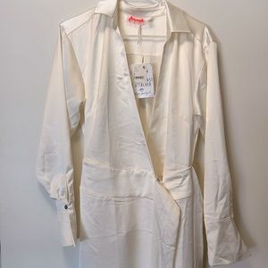 BRAND NEW FreePeople White Long Dress